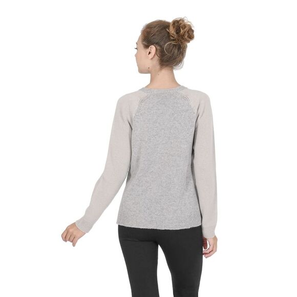 Crown of Edinburgh Cashmere Cashmere Pullover Sweater Women Multicolor Gloves - Picture 3 of 7